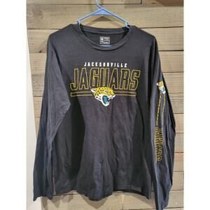 Fanatics Pro Line NFL Jacksonville Jaguars Medium Navy Long Sleeve Shirt